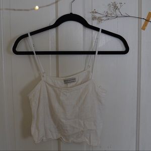 urban outfitters linen tank